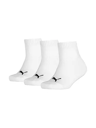 PUMA | Jungen Sneakersocken Quarter 3er Pkg white | blau