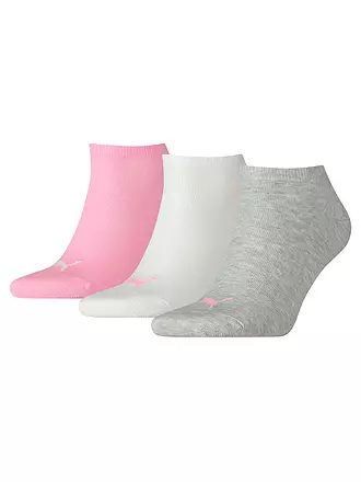 PUMA | Sneaker Socken 3er Pkg prism pink | bunt