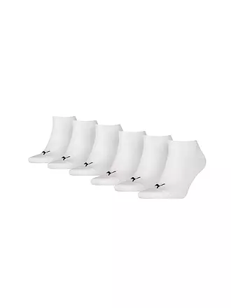 PUMA | Sneaker Socken 6er Pkg. white | schwarz