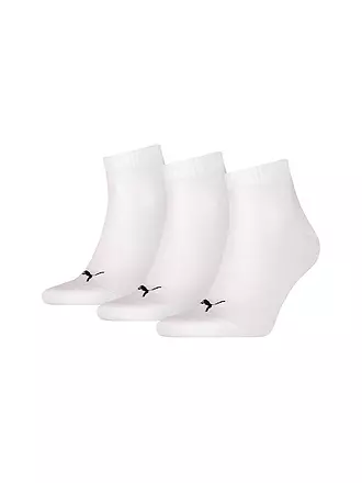 PUMA | Sneakersocken 3-er Pkg. black | weiss