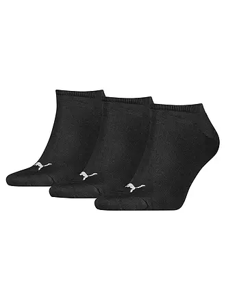 PUMA | Sneakersocken 3-er Pkg. navy grey blue | schwarz