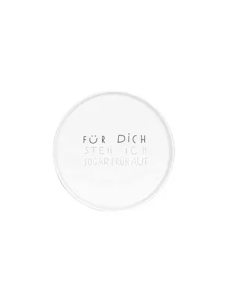 RAEDER | DINING Breakfast Teller klein Für dich stehe ich sogar... 11cm | weiss