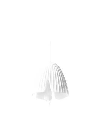 RAEDER | Hänger 5,6x5cm  DAS BLUEHENDE LEBEN Poppy | weiss