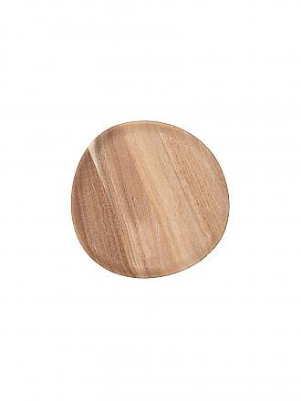 RAEDER | Holzteller 27,5cm | braun