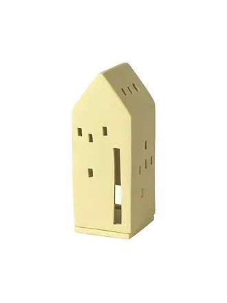 RAEDER | Lichthaus 5,7x5x14cm Gelb | gelb