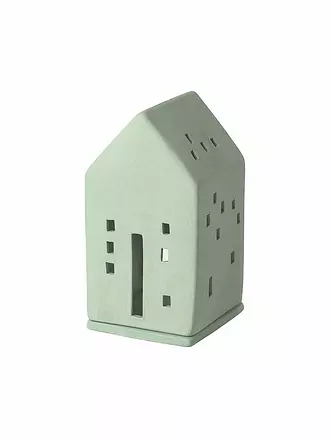 RAEDER | Lichthaus 7x7,5x13cm Gruen | hellgrün