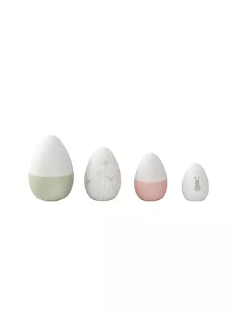 RAEDER | Ostereier 4er Set Weiss | weiss