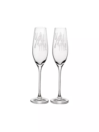 RAEDER | Sektglas You&Me | transparent