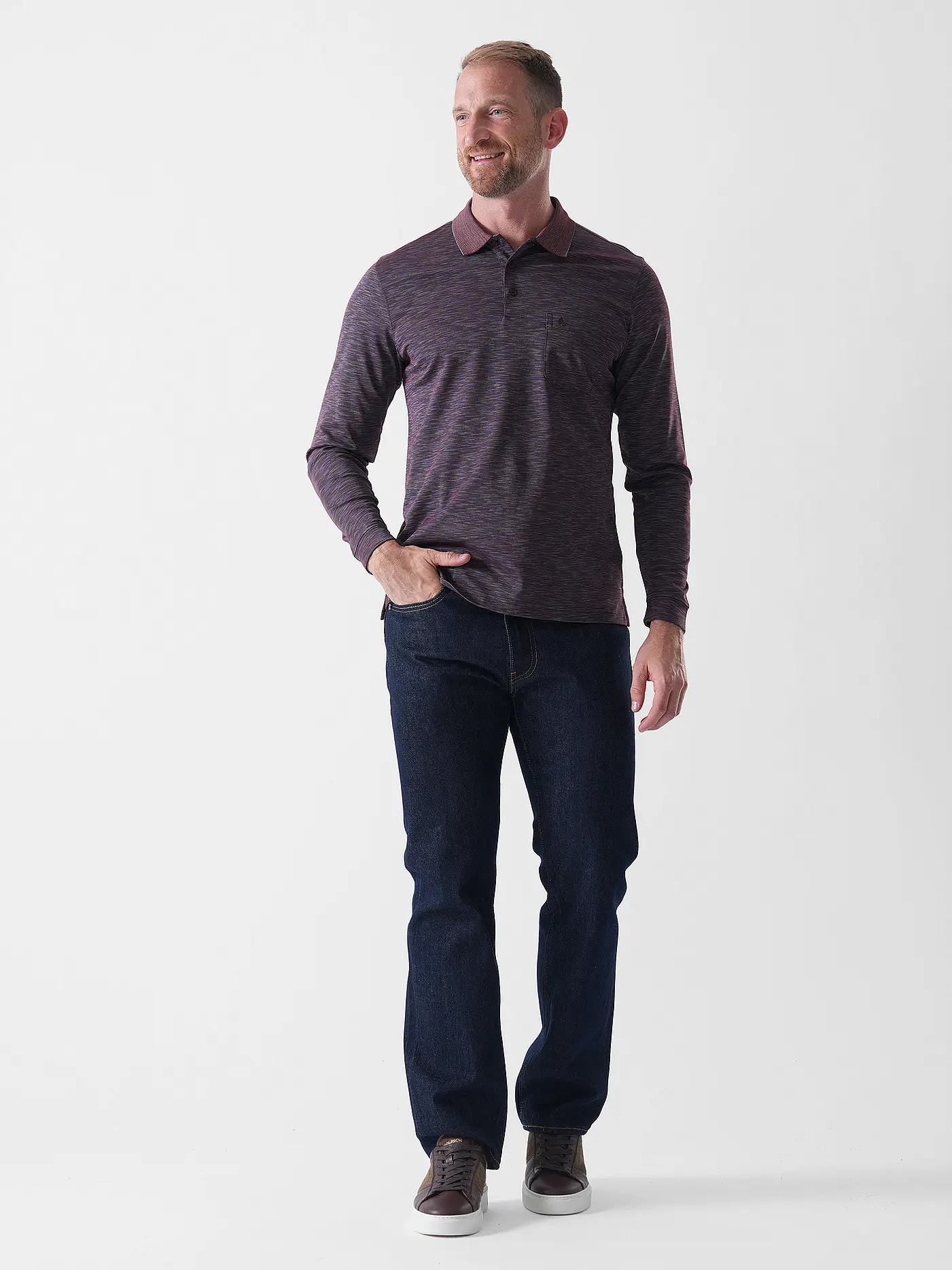 RAGMAN | Poloshirt | dunkelrot