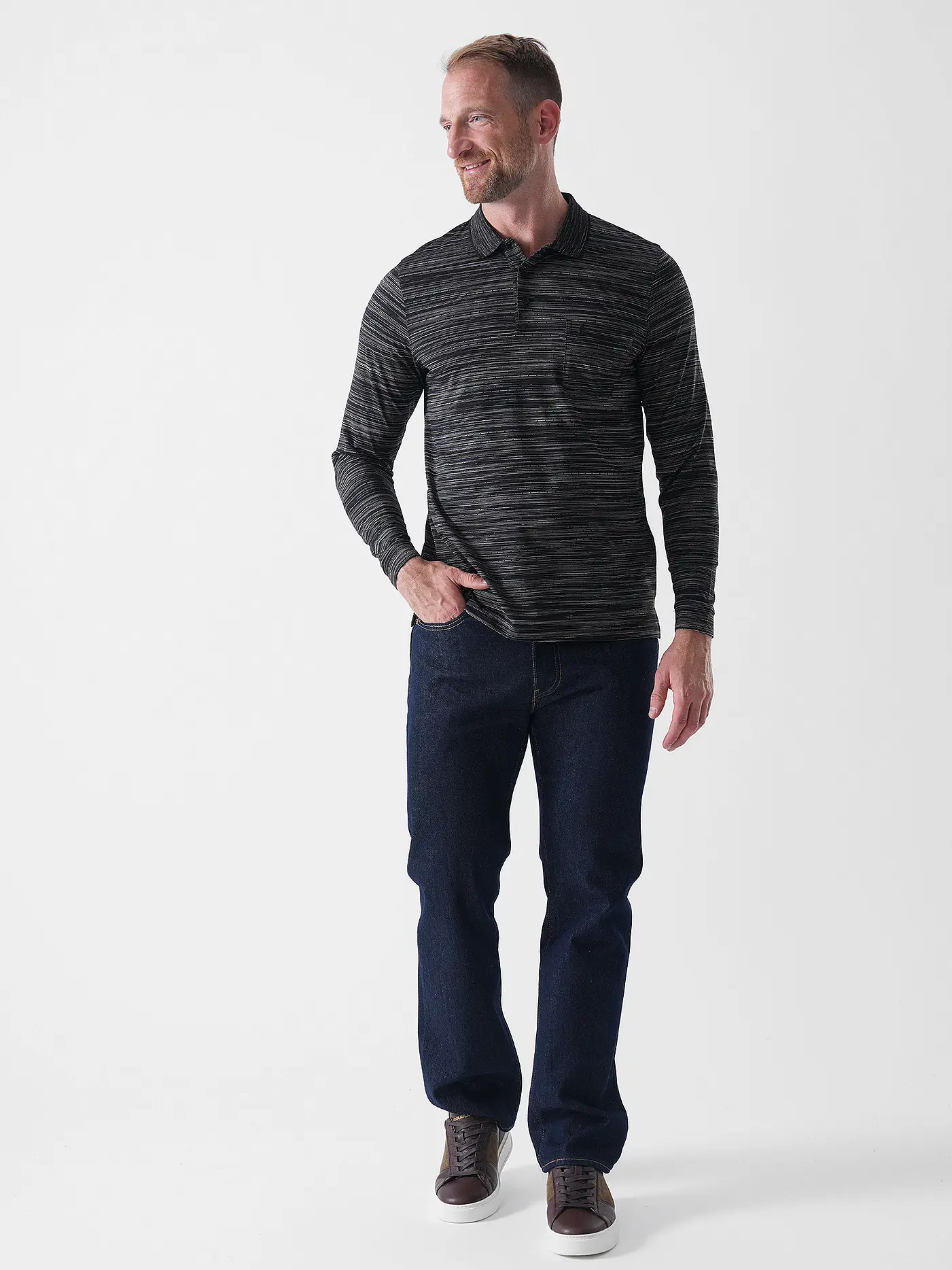 RAGMAN | Poloshirt | grau