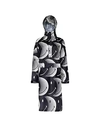 RAINKISS | Regenjacke - Regenponcho ALL SMILES | schwarz