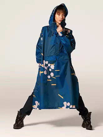 RAINKISS | Regenjacke - Regenponcho Back to Black Art | blau