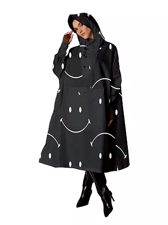 RAINKISS | Regenjacke - Regenponcho Back to Black Art | schwarz