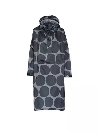 RAINKISS | Regenjacke - Regenponcho Black Polka | petrol