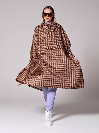 RAINKISS | Regenjacke - Regenponcho CLASSIC SMILE | braun