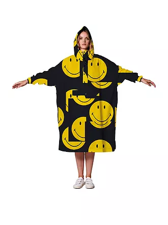 RAINKISS | Regenjacke - Regenponcho SUNSET SMILEY | schwarz