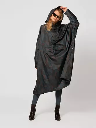 RAINKISS | Regenjacke - Regenponcho Storm Camo | petrol