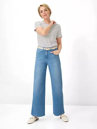 RAPHAELA BY BRAX | Jeans Wide Leg LAURA | dunkelblau