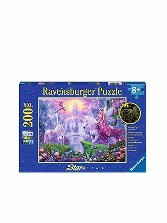 RAVENSBURGER | Kinderpuzzle - Magische Einhornnacht 200 Teile Nachtleuchtend | keine Farbe