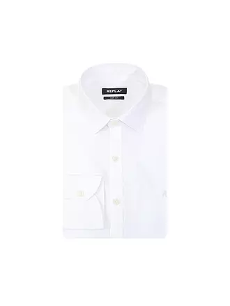 REPLAY | Hemd Slim Fit | schwarz