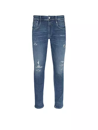 REPLAY | Jeans Slim Fit ANBASS 573 BROKEN REPAIR | blau