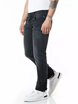 REPLAY | Jeans Straight Fit GROVER | schwarz