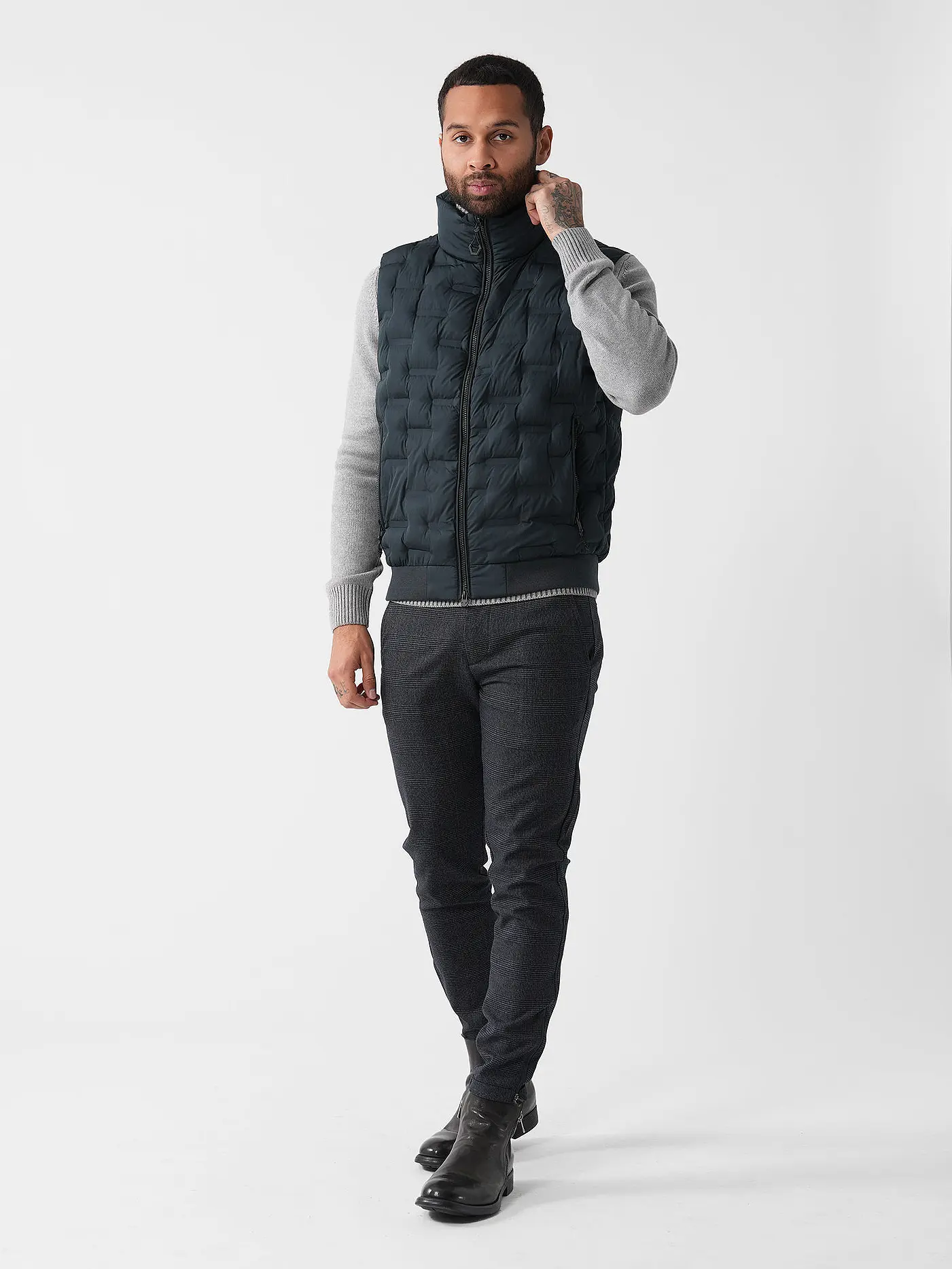 REPLAY | Steppgilet | dunkelgrün
