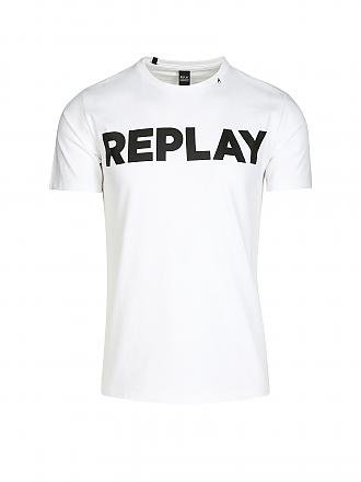 REPLAY | T-Shirt | weiß