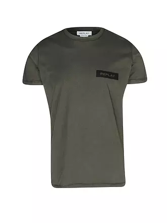 REPLAY | T-Shirt | dunkelgrün