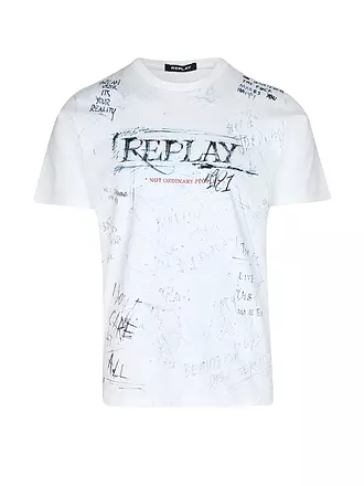 REPLAY | T-Shirt | weiss