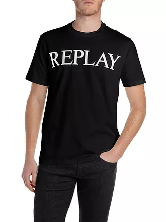 REPLAY | T-Shirt | schwarz