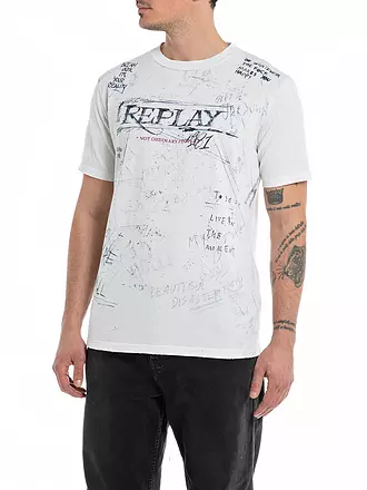 REPLAY | T-Shirt | weiss