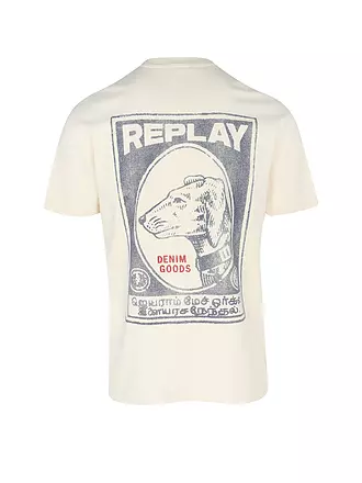 REPLAY | T-Shirt | creme