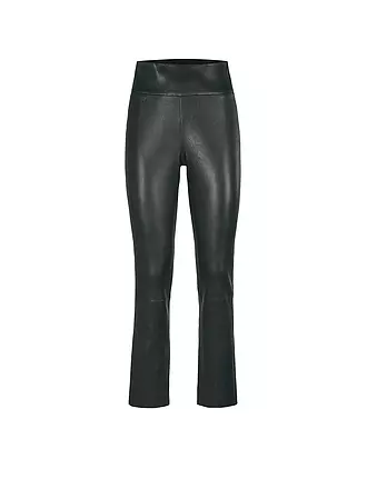 RIANI | Lederhose | schwarz