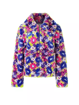 RICH & ROYAL | Jacke in Felloptik | bunt