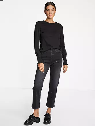 RICH & ROYAL | Langarmshirt | schwarz