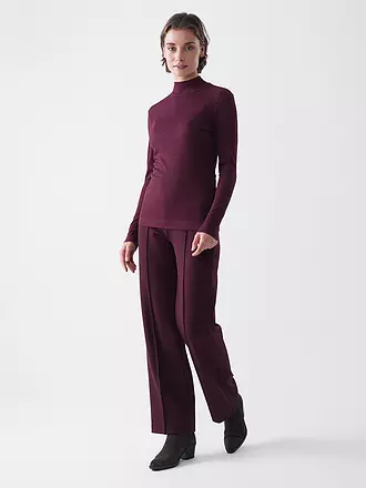 RICH & ROYAL | Rollkragenpullover | dunkelrot