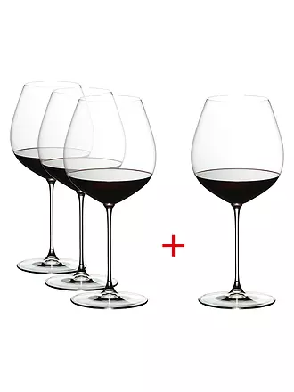 RIEDEL | Rotweinglas Set 4-tlg. VERITAS Cabernet/Merlot | transparent
