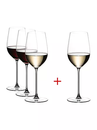 RIEDEL | Weissweinglas Set 4tlg. VERITAS Riesling/Zinfandel | transparent