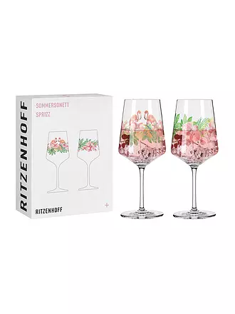 RITZENHOFF | Aperitifglas 2er Set Sommersonett Doro von Artur Hakobyan 2022 | rosa