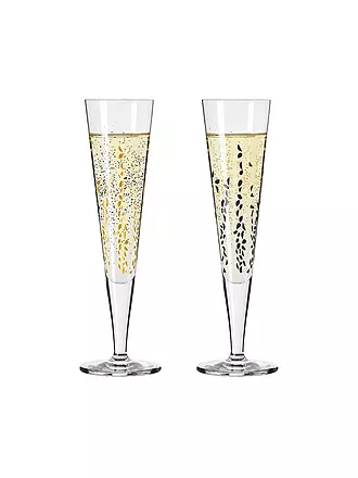 RITZENHOFF | Champagnerglas 2er Set Goldnacht H23 2023 Romi Bohnenberg | gold