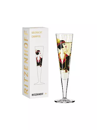 RITZENHOFF | Champagnerglas Goldnacht 2022 #27 Samy Halim | gold