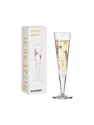 RITZENHOFF | Champagnerglas Goldnacht Champus #16 Christine Kordes 2021 | gold