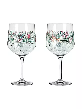 RITZENHOFF | Gin Glas 2-er Set SCHATTENFAUNA #5 #6 | bunt