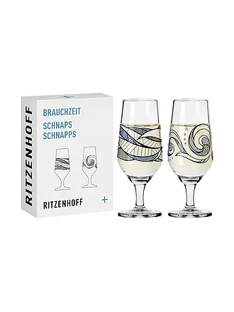 RITZENHOFF | Schnapsglas 2-er Set BRAUCHZEIT #5 und #6 Andreas Preis 2023 | bunt