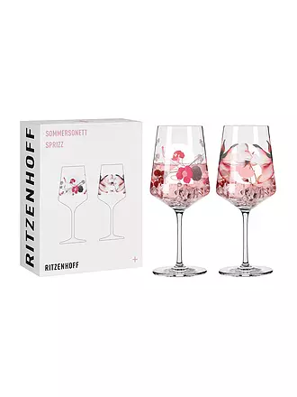 RITZENHOFF | Sommersonett Aperitifglas 2er Set Xavier Esclusa Trias 2021 | rosa