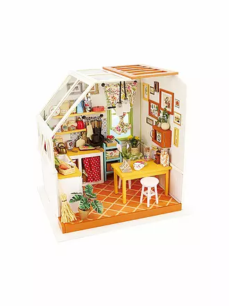 ROBOTIME | 3D Konstruktion - Jason's Kitchen DG105 Cookery DIY Miniature Kit | keine Farbe