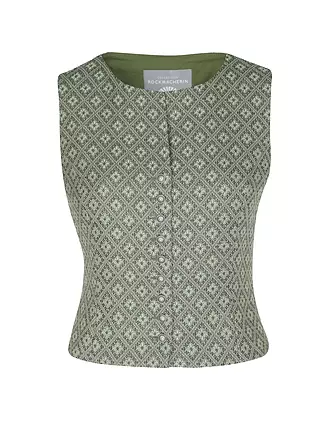 ROCKMACHERIN | Trachten Gilet NANNI BACHMANN | olive