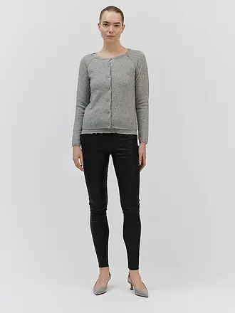 ROSEMUNDE | Strickjacke | hellgrau