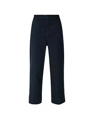 S.OLIVER BLACK LABEL | Jeans Wide Leg 7/8 | dunkelblau
